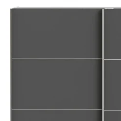 Guardaroba in legno grigio e bianco 182x201h cm - Accadia