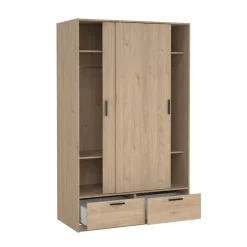 Guardaroba in legno rovere 147x200h cm - Simeon