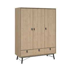 Guardaroba in legno rovere 195x200h cm - Epipola