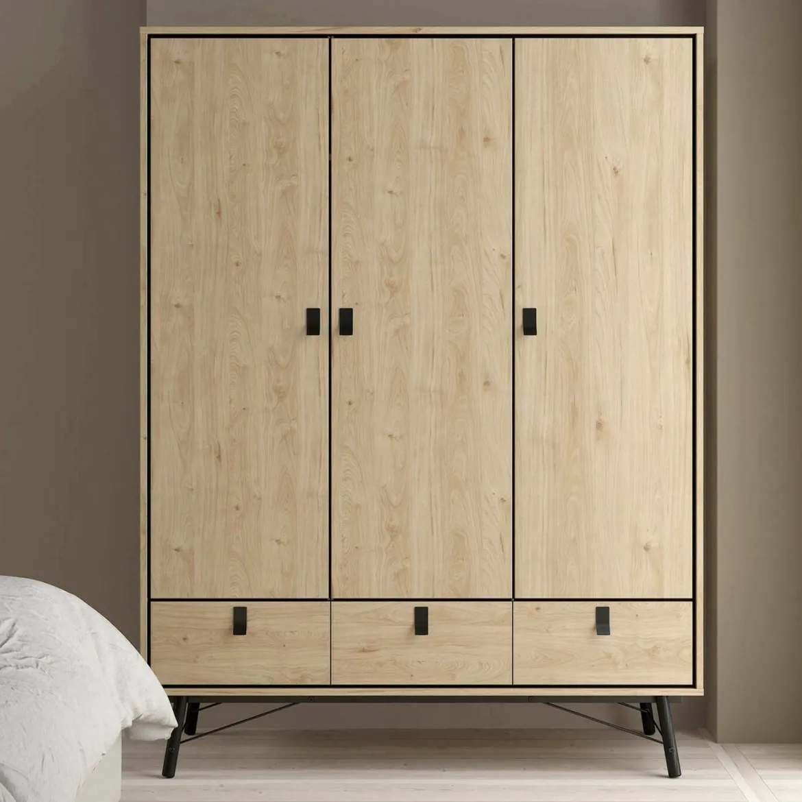 Guardaroba in legno rovere 150x200h cm - Virgil
