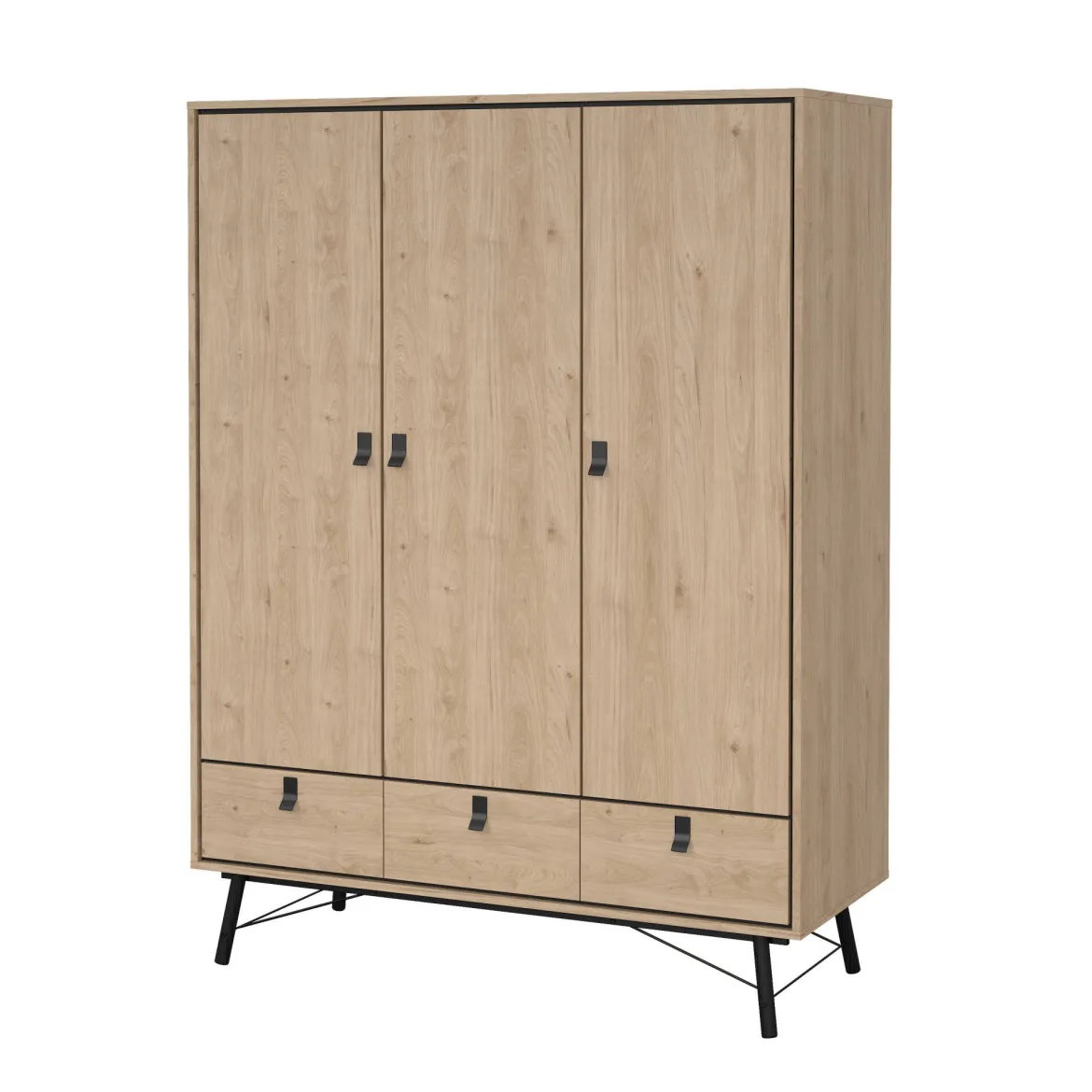 Guardaroba in legno rovere 150x200h cm - Virgil
