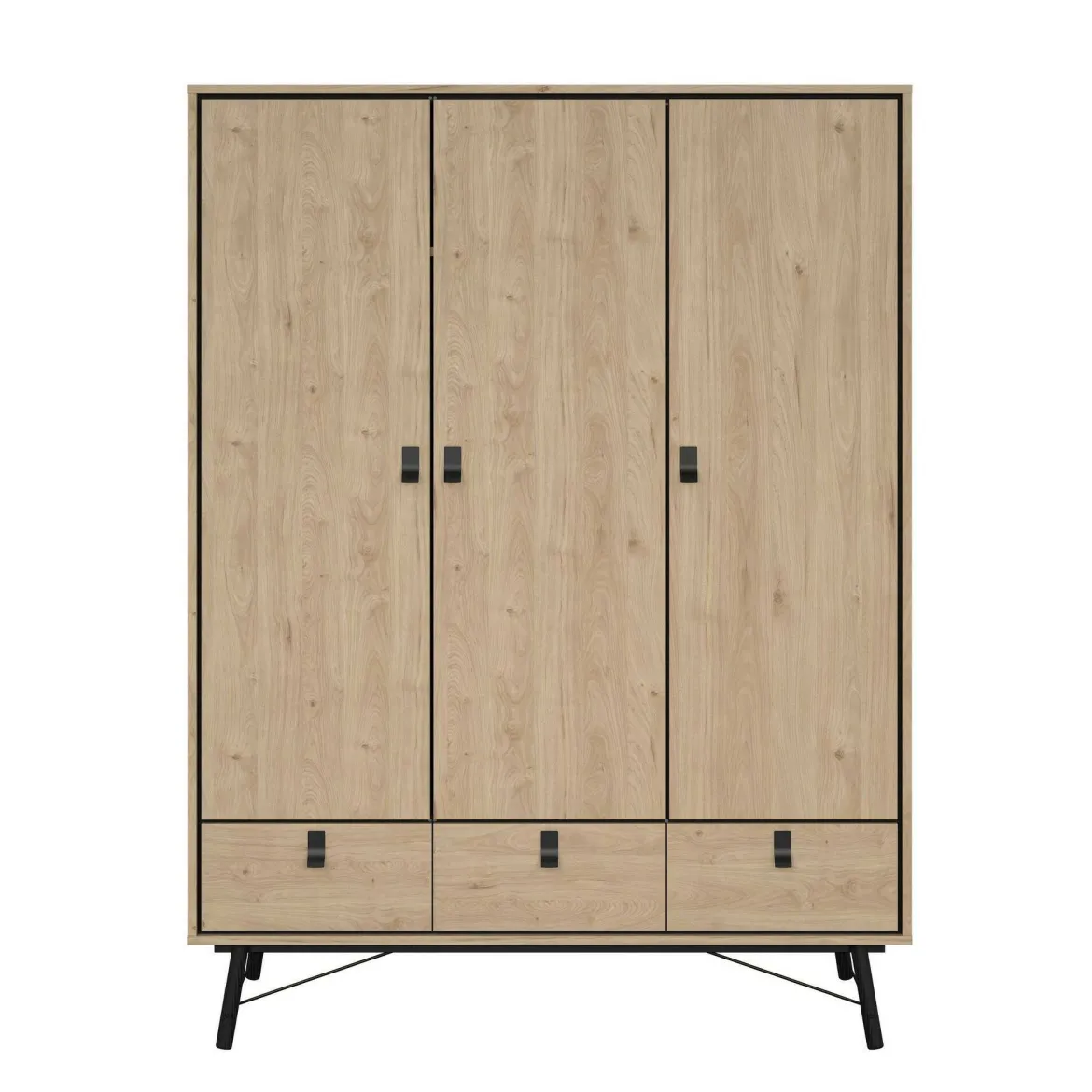 Guardaroba in legno rovere 150x200h cm - Virgil