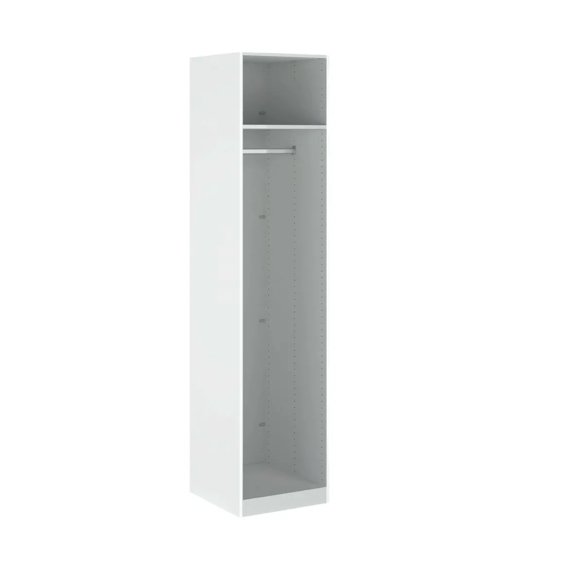 Guardaroba piccolo salvaspazio bianco 58x218h cm - Kaihime