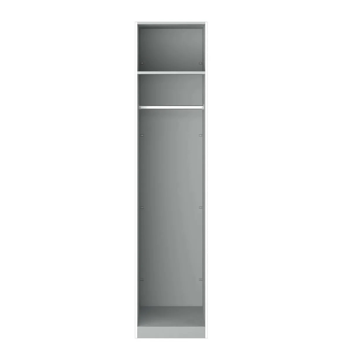 Guardaroba piccolo salvaspazio bianco 58x218h cm - Kaihime