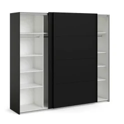 Guardaroba 10 ripiani nero 242x220h cm - Kauri