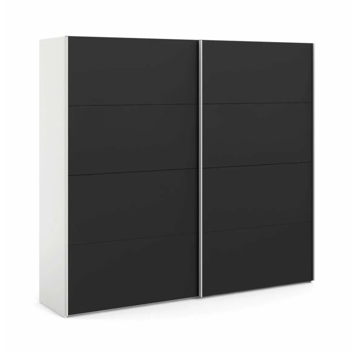 Guardaroba salvaspazio bianco e nero 242x220h cm - Kauri