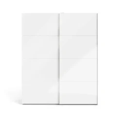 Guardaroba salvaspazio bianco lucido 182x220h cm - Portlouis