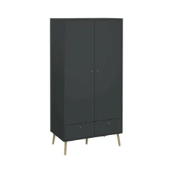 Guardaroba salvaspazio grigio 98x200h cm - Kahina