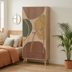 Guardaroba salvaspazio multicolore 80x190h cm - Atomic