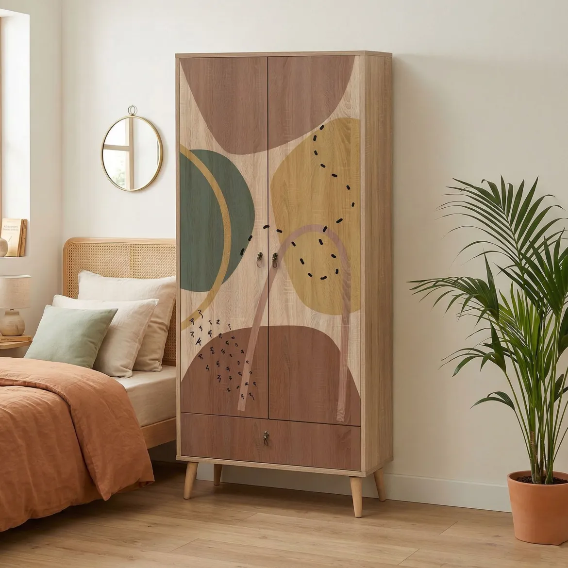 Guardaroba salvaspazio multicolore 80x190h cm - Atomic