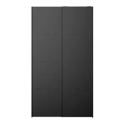 Guardaroba salvaspazio nero 122x220h cm - Severin