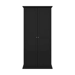 Guardaroba salvaspazio nero 95x200h cm - Darby