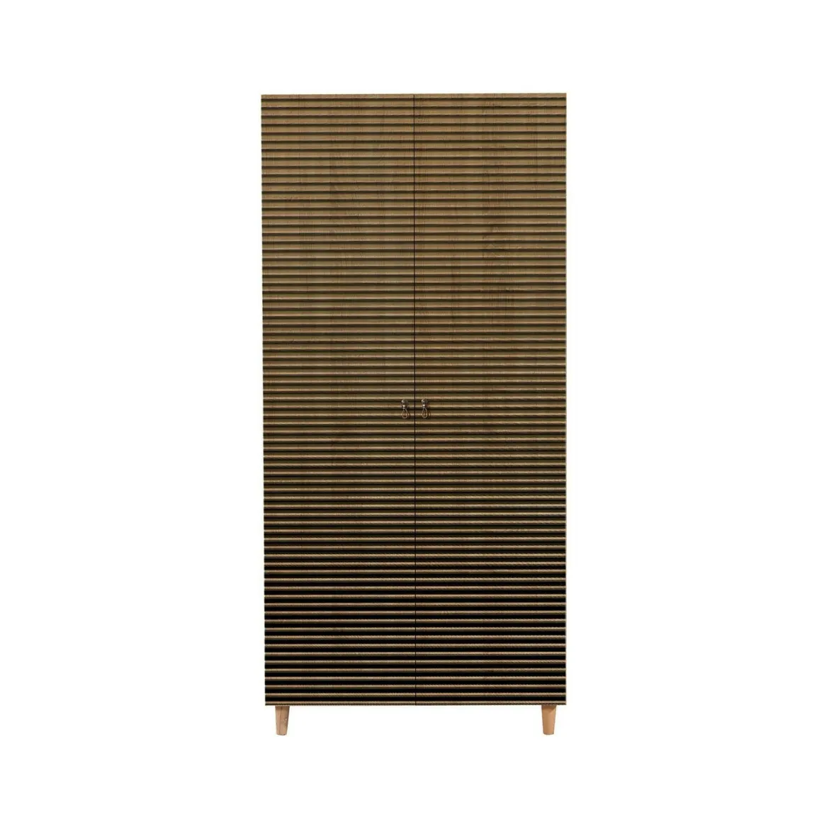 Guardaroba salvaspazio quercia 90x192h cm - Astilbe