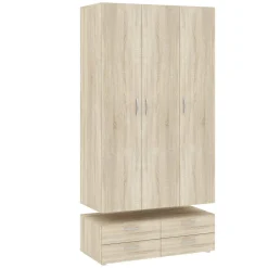Guardaroba salvaspazio rovere 110x214h cm - Randazzo