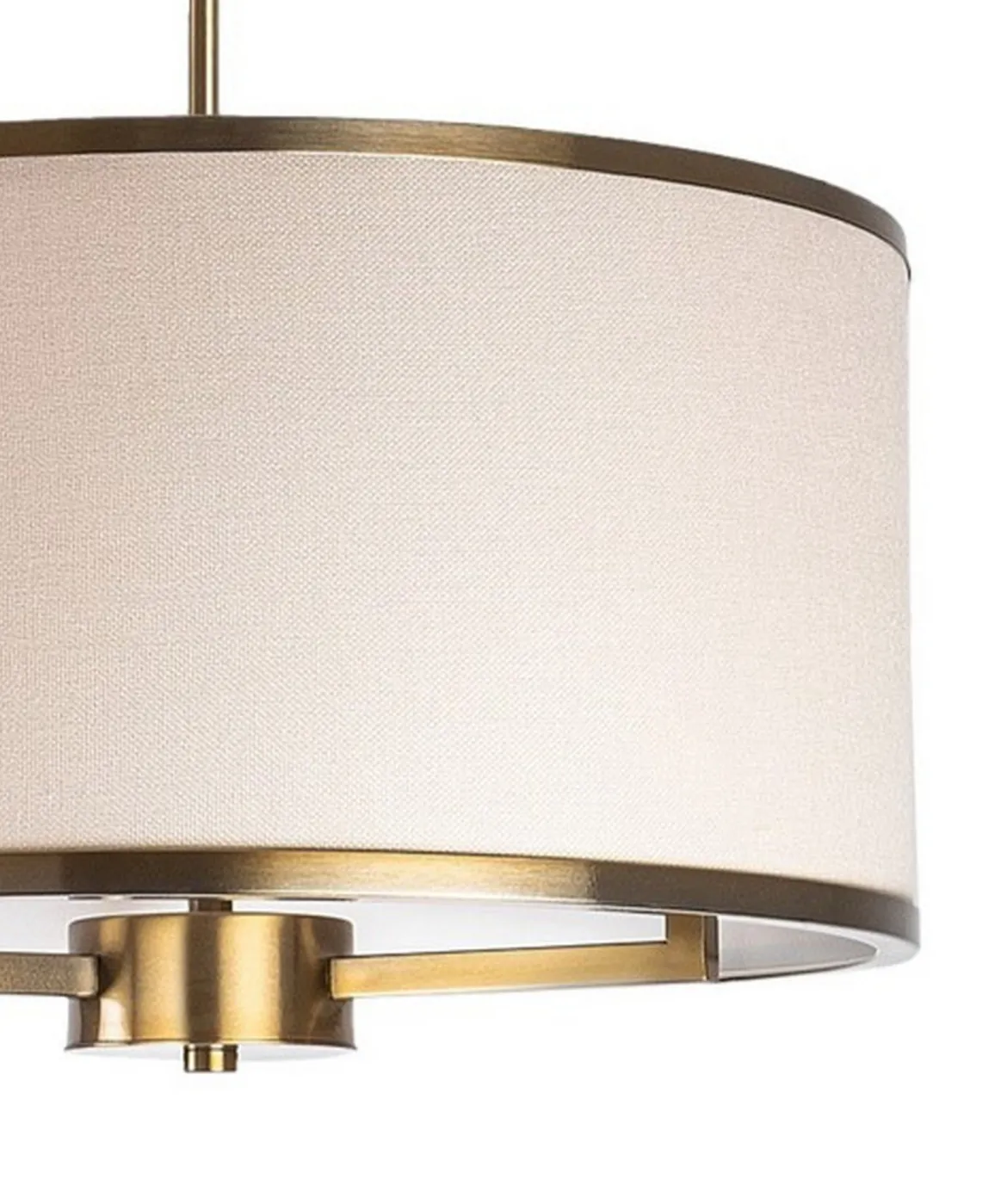 Lampada a Sospensione Bianco oro 942flg1371 Colore Struttura oro - Rovegno