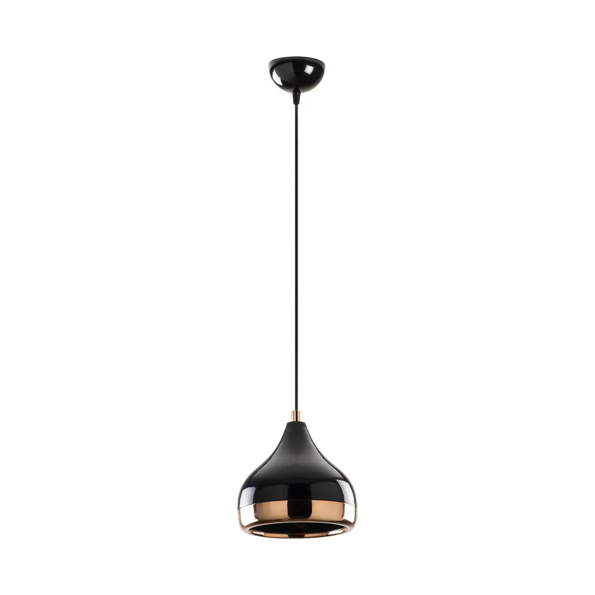 Lampada a Sospensione Nero Marrone Rame 892opv1753 Colore Struttura Marrone - Valbruna
