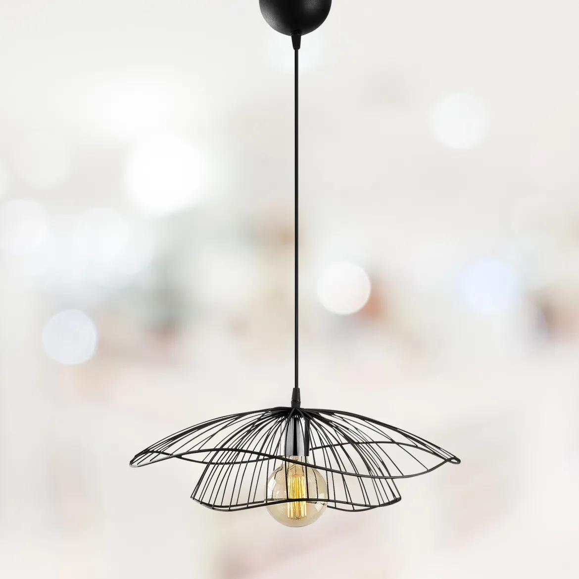 Lampada a Sospensione Nero 892opv1674 - Reghena