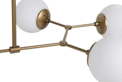 Lampada a Sospensione oro Bianco 892opv1639 Colore Struttura Bianco - Toano