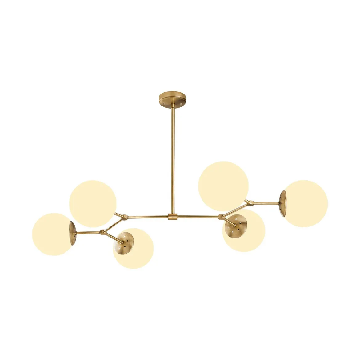 Lampada a Sospensione oro Bianco 892opv1639 Colore Struttura Bianco - Toano
