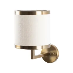 Lampada da Parete Beige oro Attacco e 27 max 40 w Indoor, Colore Struttura oro - Ferriere