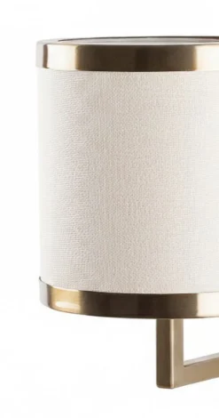 Lampada da Parete Beige oro Attacco e 27 max 40 w Indoor, Colore Struttura oro - Ferriere
