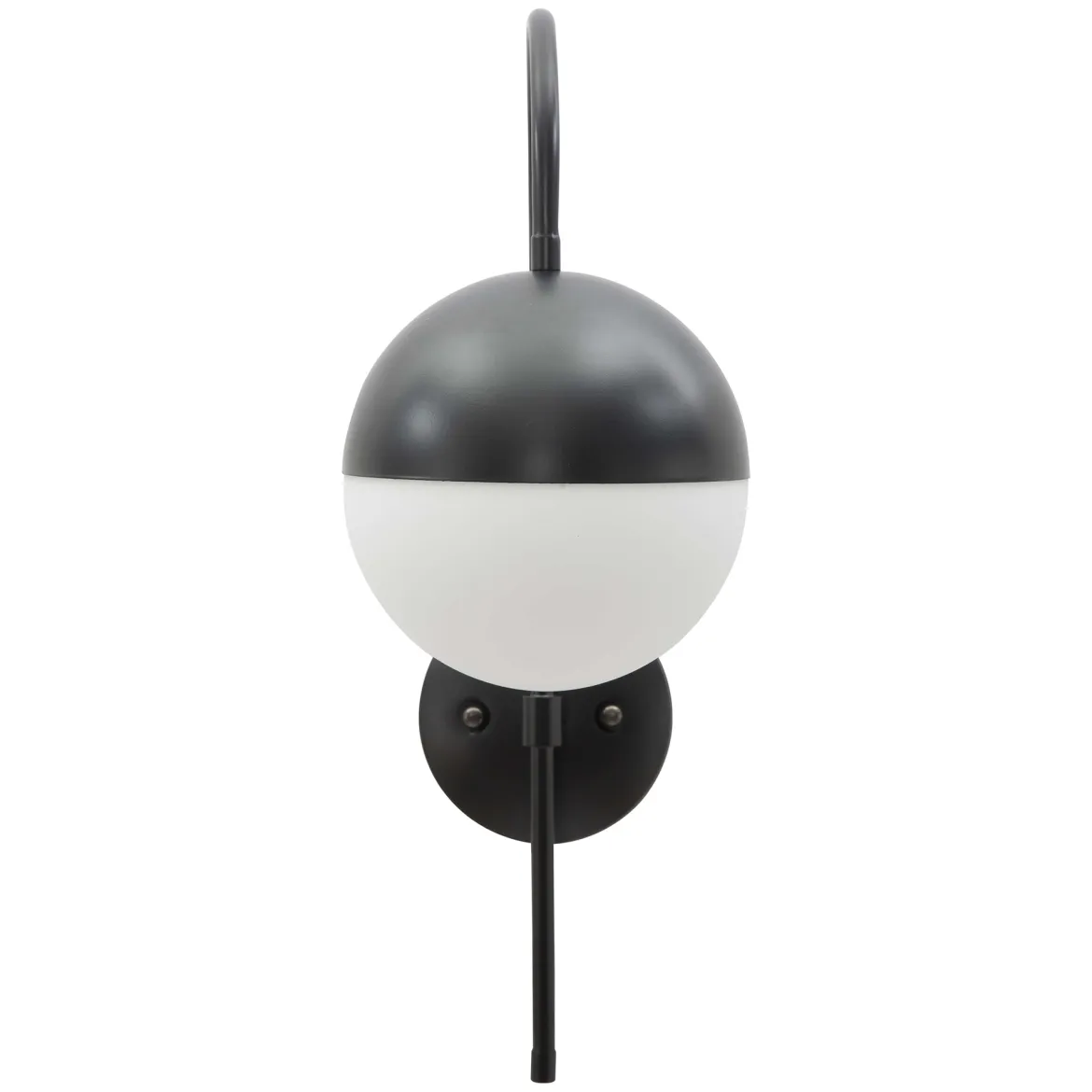 Lampada da Parete Nero Bianco Necessaria 1 Lampadina Attacco e14, Indoor - Haines
