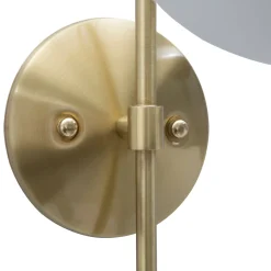 Lampada da Parete oro Bianco Necessaria 1 Lampadina Attacco e14, Indoor - Haines