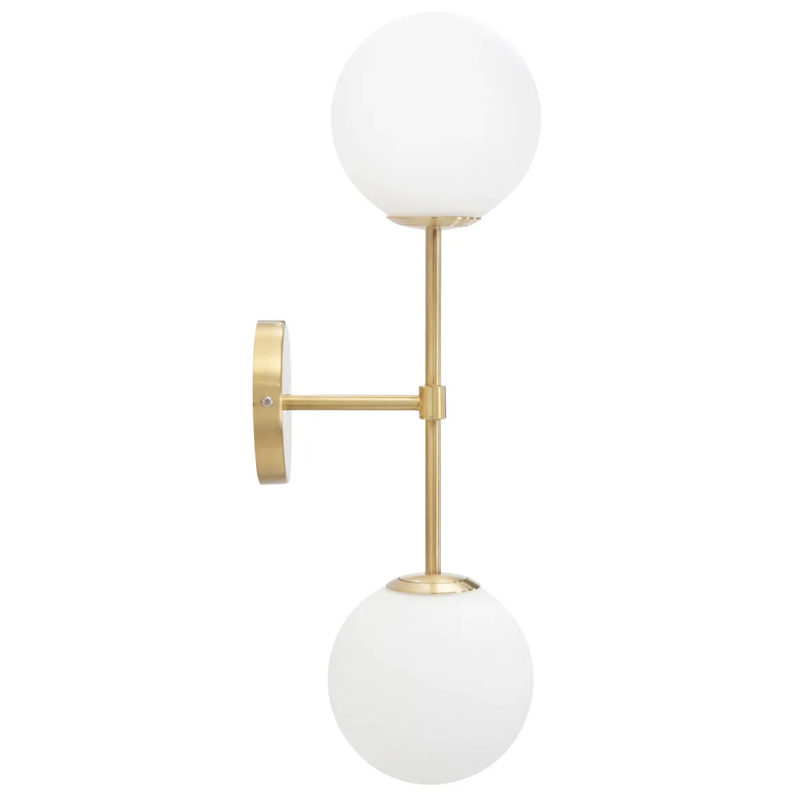 Lampada da Parete oro Bianco Necessarie 2 Lampadine Attacco e14, Indoor - Taroud