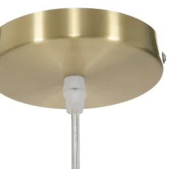 Lampada da Soffitto oro Bianco Necessarie 4 Lampadine Colore Struttura Bianco, Materiale Struttura in Vetro - Dariniti