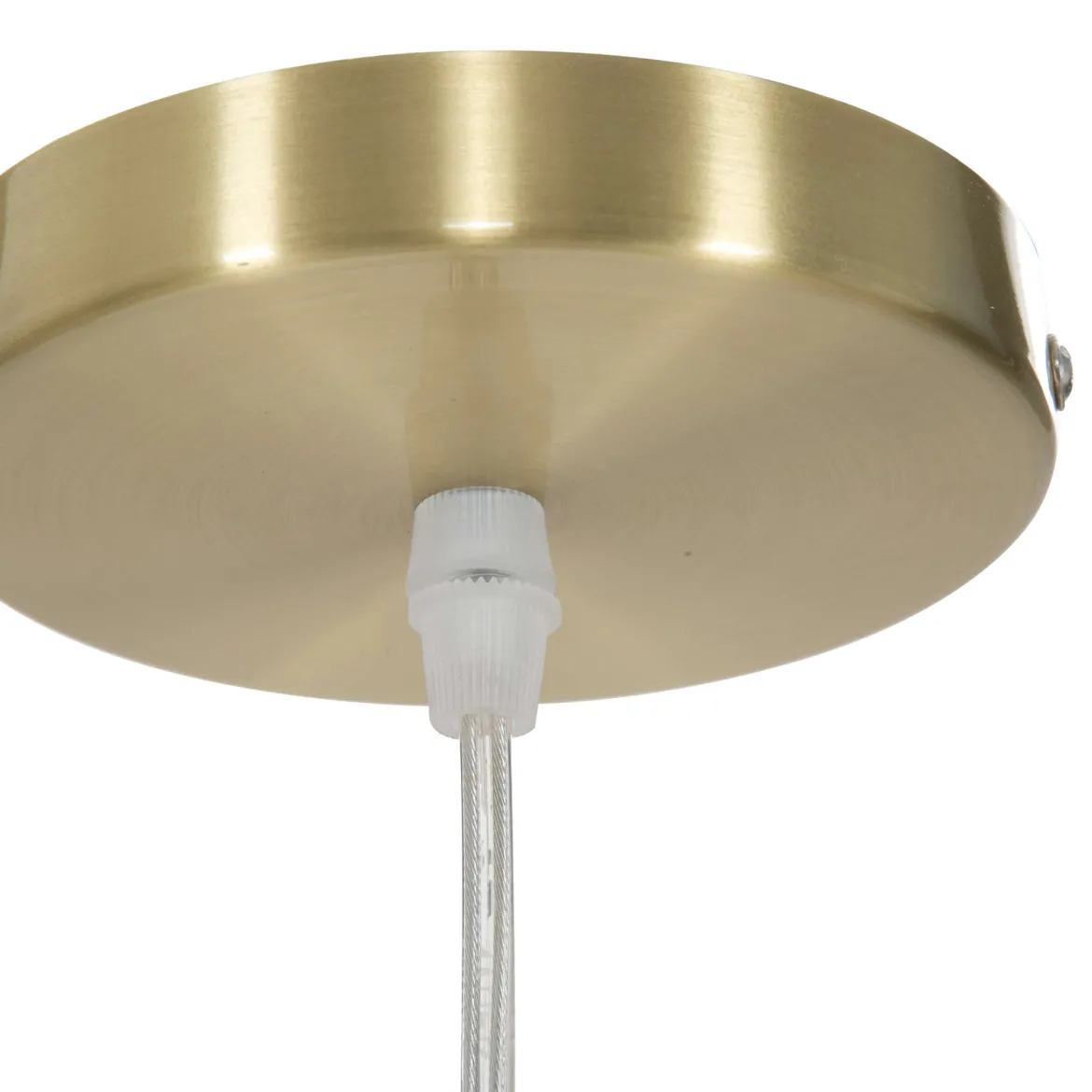 Lampada da Soffitto oro Bianco Necessarie 4 Lampadine Colore Struttura Bianco, Materiale Struttura in Vetro - Dariniti
