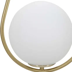 Lampada da Soffitto oro Bianco Necessarie 4 Lampadine Colore Struttura Bianco, Materiale Struttura in Vetro - Dariniti