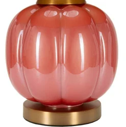 Lampada da tavolo Fibocchi, 33x33 h50 cm, Rosso e Blu