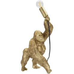 Lampada da Tavolo oro Necessaria 1 Lampadina Attacco e14, Interruttore Manuale - Bakadaha