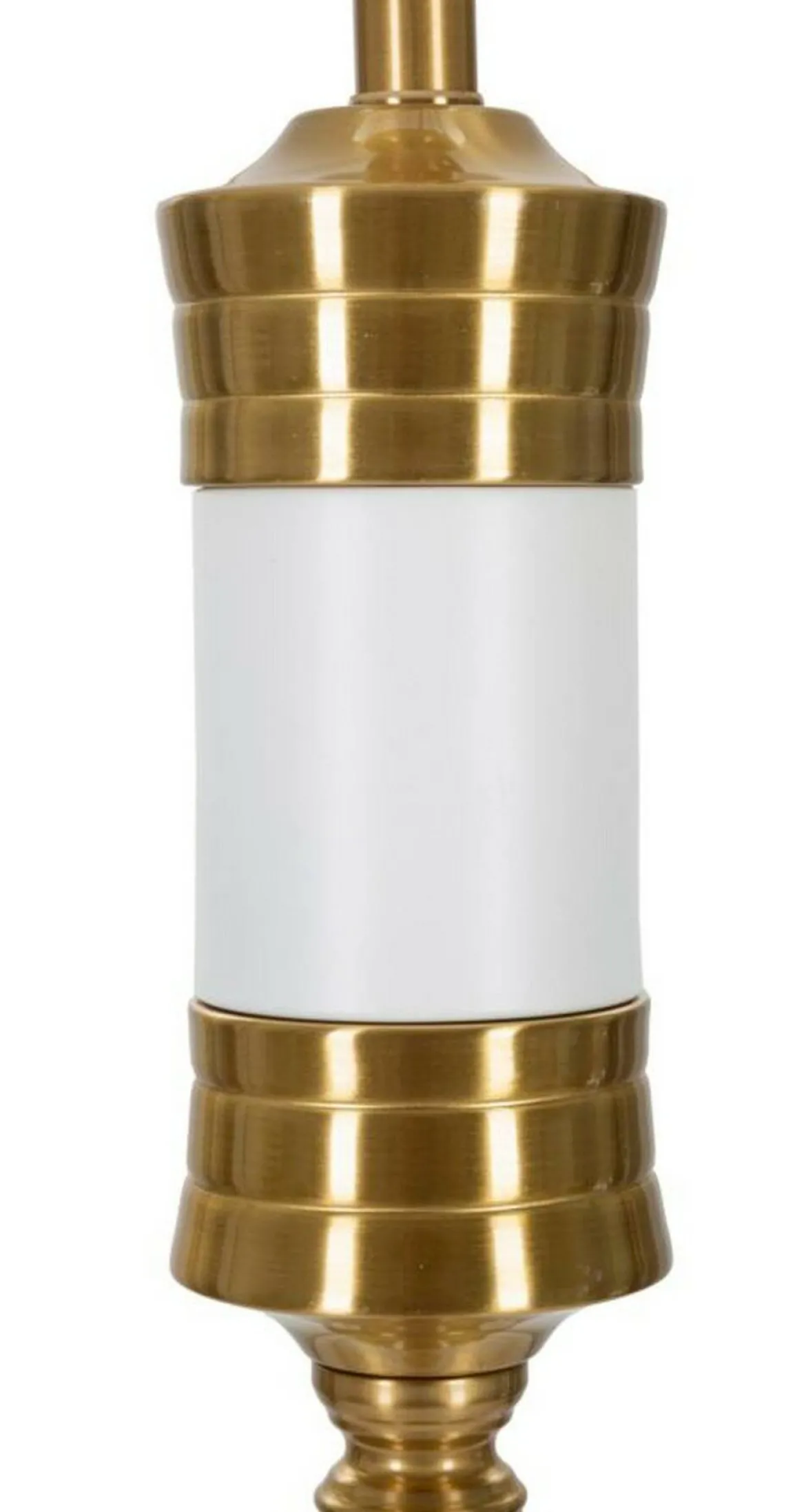 Lampada da terra Grisaille, 41x41 h160 cm, Bianco e Oro