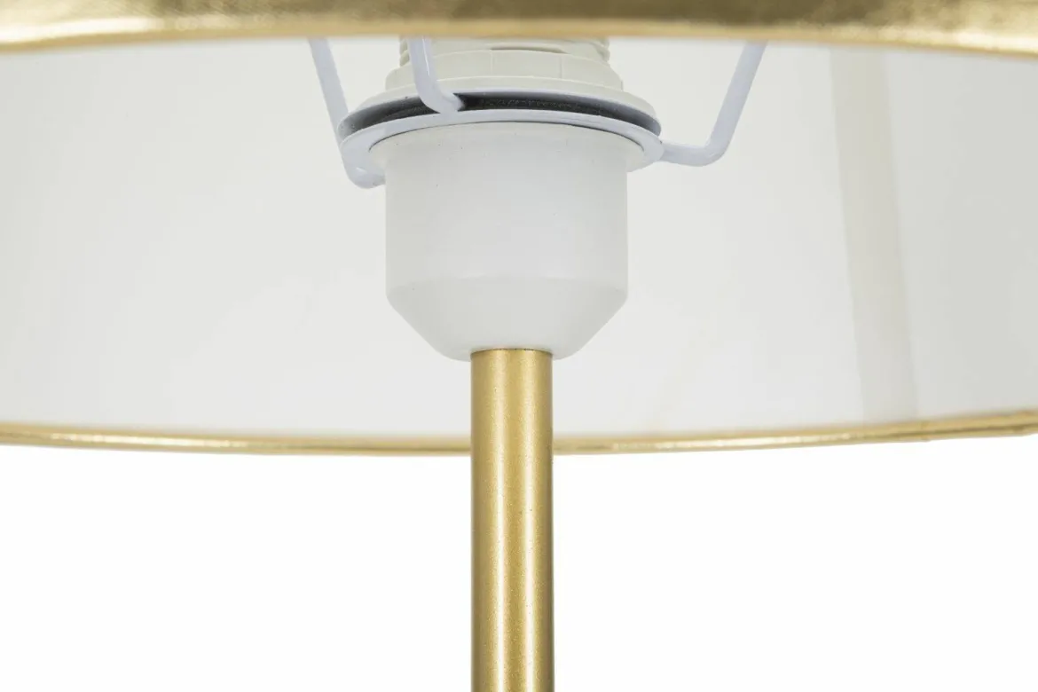 Lampada da terra Murales, 61x61 h154 cm, Bianco e Oro