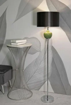 Lampada da terra Stiviere, 40x40 h160 cm, Verde e Grigio