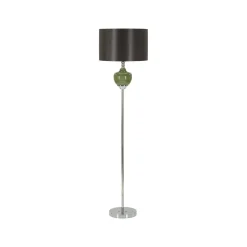 Lampada da terra Stiviere, 40x40 h160 cm, Verde e Grigio