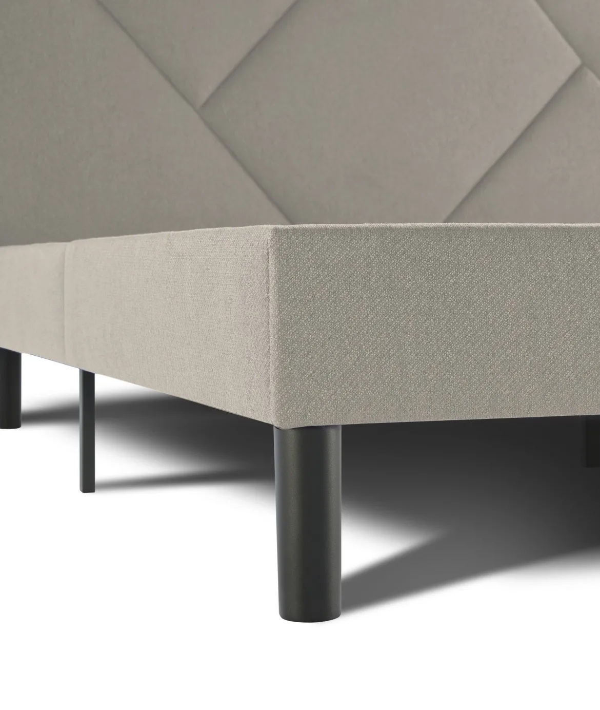 Letto alla francese design tortora 149x204cm - Ikelos