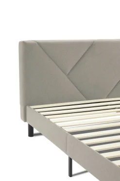 Letto alla francese design tortora 149x204cm - Ikelos