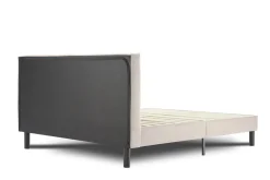 Letto alla francese in legno beige 155x205cm - Alion