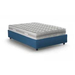 Letto alla francese salvaspazio blu 155x215cm - Alaksir