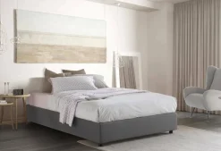 Letto francese design grigio 155x215cm - Arvic