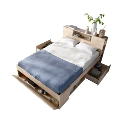 Letto francese elegante rovere 218x149cm - Conching