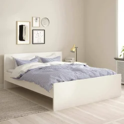 Letto matrimoniale bianco 166x206cm - Kaitak