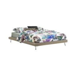 Letto matrimoniale bianco 175x205cm imbottito - Mercede
