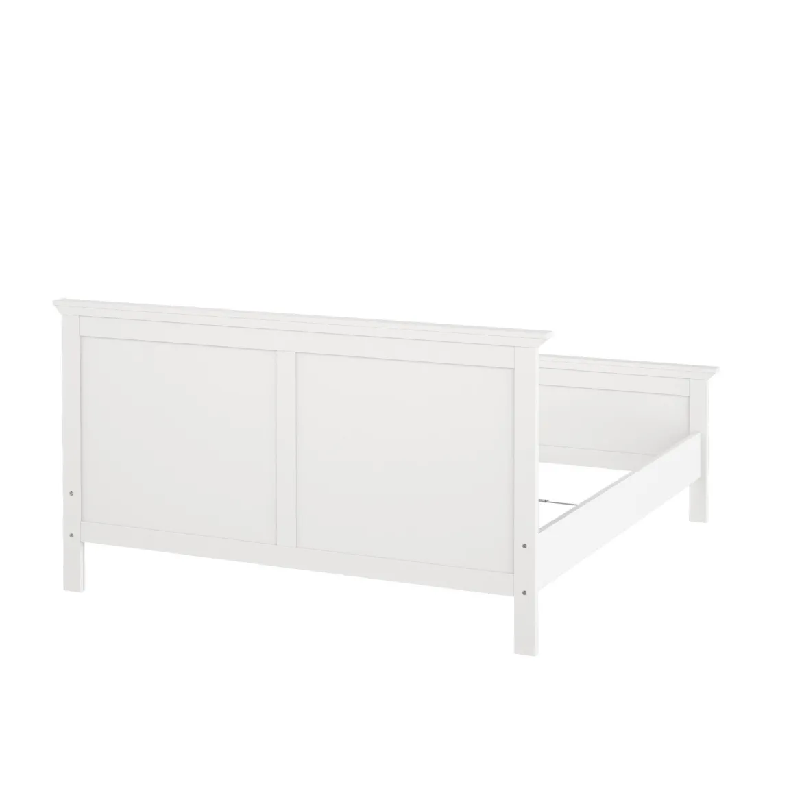 Letto matrimoniale bianco 178x210cm - Arika