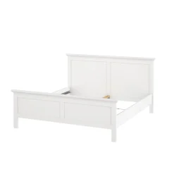Letto matrimoniale bianco 178x210cm - Arika
