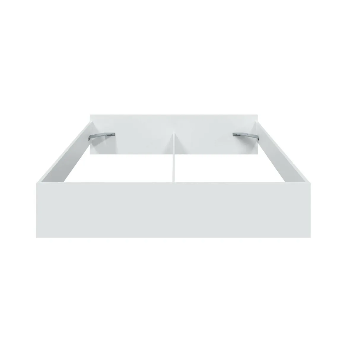 Letto matrimoniale bianco 199x210cm - Fusi