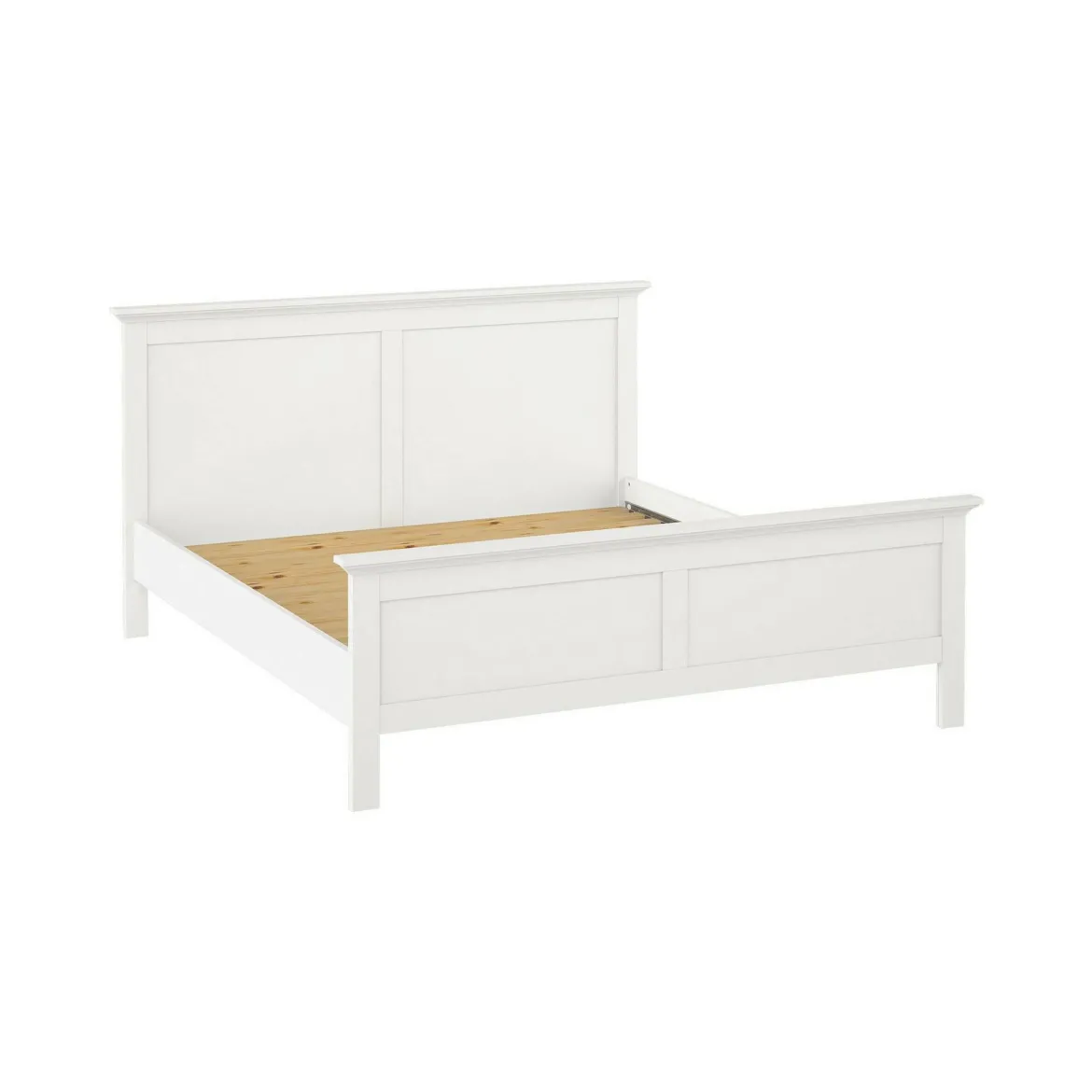 Letto matrimoniale bianco 205x266cm - Lupit