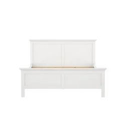 Letto matrimoniale bianco 199x210cm rete inclusa - Abies